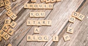 Should you start a blog