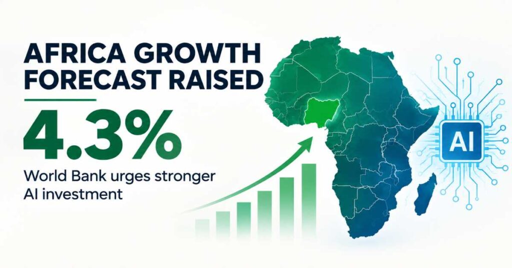 World Bank raises Africa’s 2026 growth forecast to 4.3%, urges AI investment